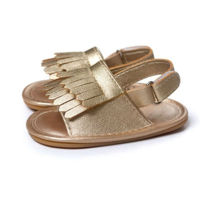 Casual Fashion PU Fringed Baby Sandals, 11cm/76g, 12cm/83g, 13cm/93g