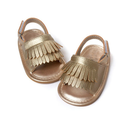 Casual Fashion PU Fringed Baby Sandals, 11cm/76g, 12cm/83g, 13cm/93g