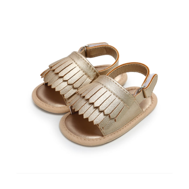 Casual Fashion PU Fringed Baby Sandals, 11cm/76g, 12cm/83g, 13cm/93g