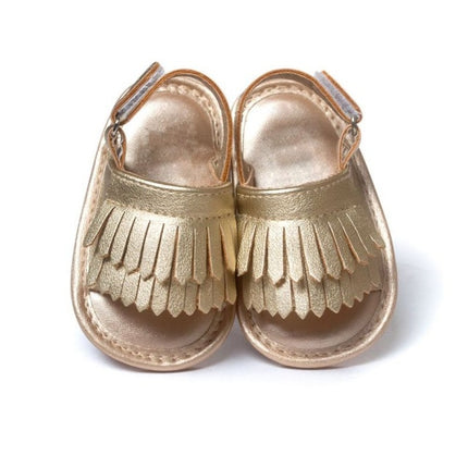 Casual Fashion PU Fringed Baby Sandals, 11cm/76g, 12cm/83g, 13cm/93g