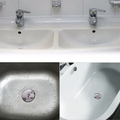 3 PCS Sink Rubber Plug Wash Basin Bathtub Plug Mop Pool Laundry Pool Blocking Plug, S, M, L