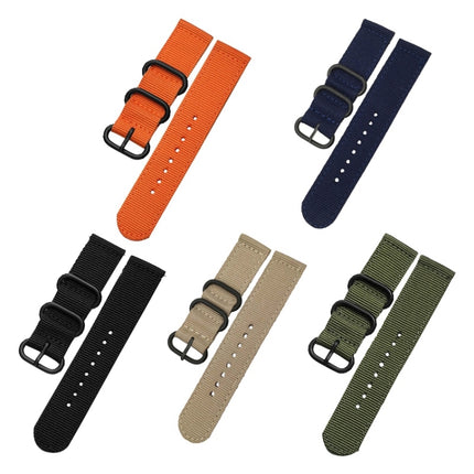 Washable Nylon Canvas Watchband, 22mm, 24mm