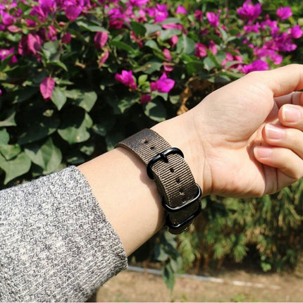 Washable Nylon Canvas Watchband, 22mm, 24mm