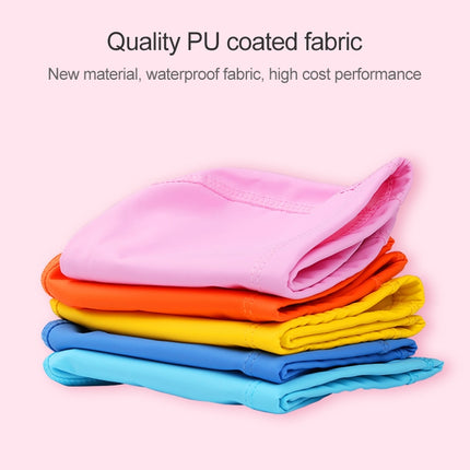 Children Waterproof Hair Care PU Coated Cute Frog Pattern Swimming Cap, Frog (Blue), Frog (Pink), Frog (Orange), Frog (Lack Blue)