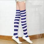One Size / Navy Blue and White Wide Strip