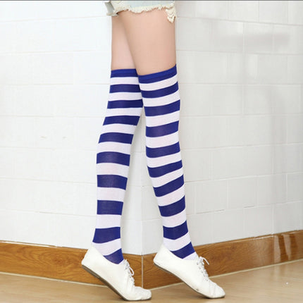 Children Color Striped Stockings Japanese Thigh Socks, One Size