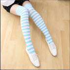 One Size / Blue and White Pinstripe
