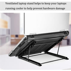 Portable Desktop Folding Cooling Metal Mesh Adjustable Ventilated Holder