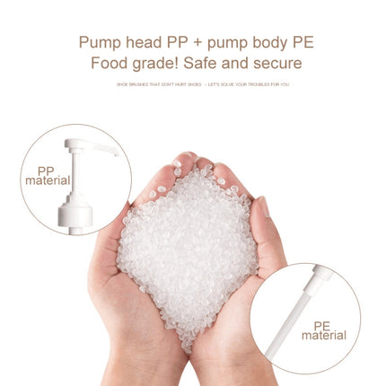 2pcs Household Fuel Consumption Quantitative Bottle Press Type Nozzle Pump Head, Plastic(White), Plastic(Black)