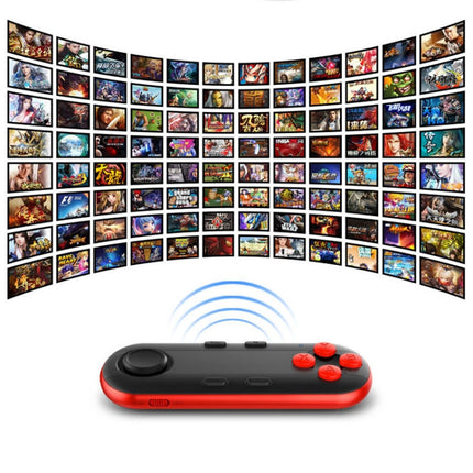 Smart Wireless Bluetooth Gamepad Controller 3D VR Virtual Reality Glasses Joystick Remotes Compatible with Android / IOS, White, Black