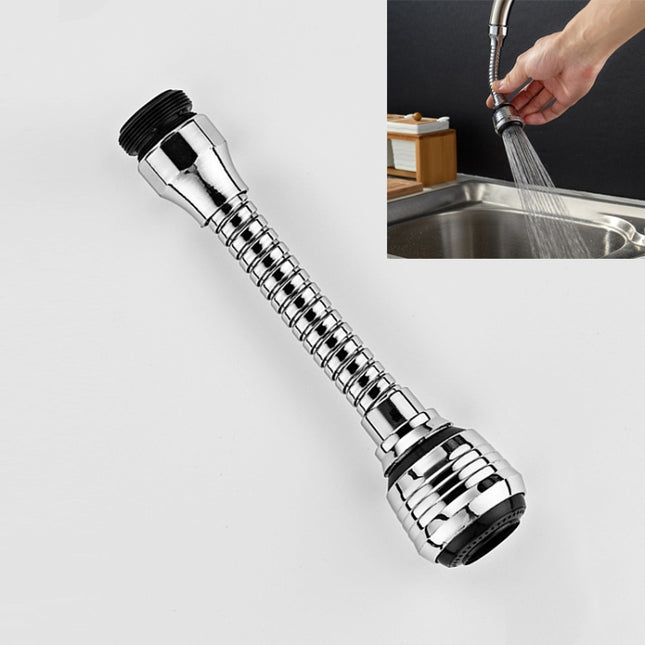 360 Degree Rotate Kitchen Accessories Long Water Bubbler Filter Water Saving Aerator Nozzle Tap, Long Water Bubbler Filter