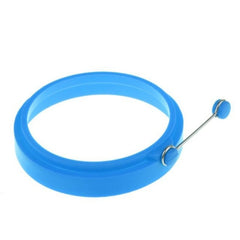 DIY Breakfast Round Silicone Egg Ring Fried Egg Mould Pancake Ring Non-stick Kitchen Cooking Mould, Round, Blue, Round, Green, Round, Orange, Round, Red