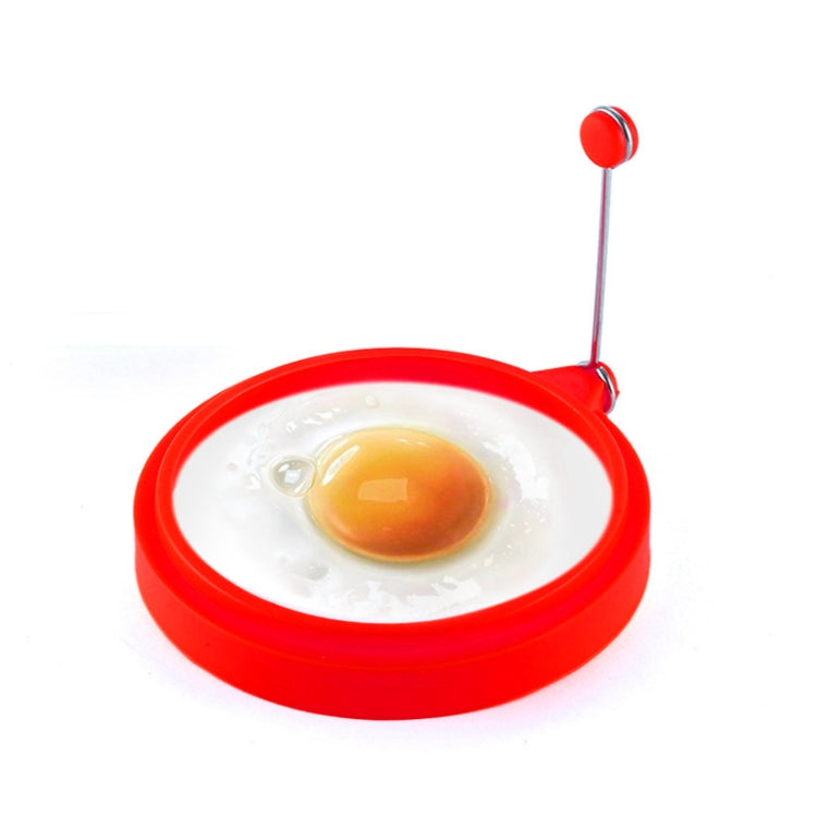 DIY Breakfast Round Silicone Egg Ring Fried Egg Mould Pancake Ring Non-stick Kitchen Cooking Mould, Round, Blue, Round, Green, Round, Orange, Round, Red