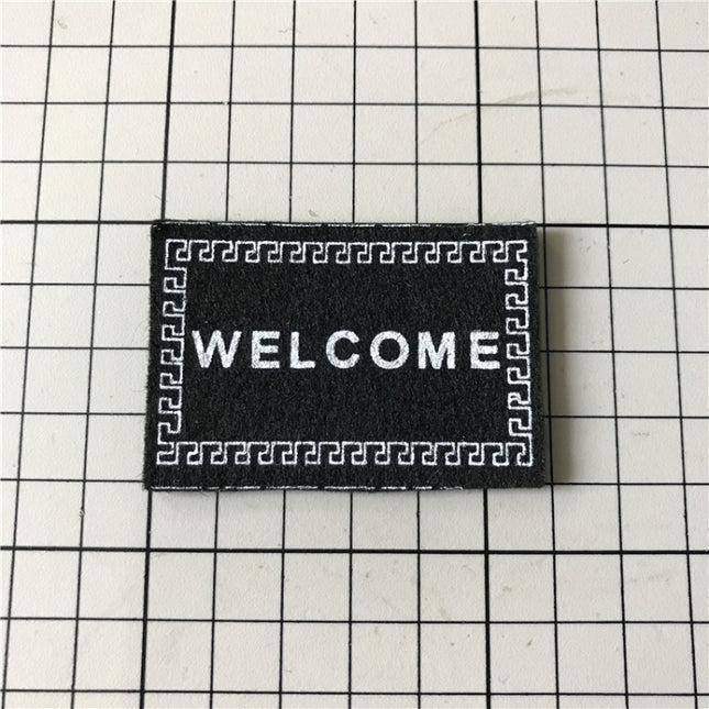 Handmade Simulation Doll House Accessories Welcome Pad Floor Mat Model