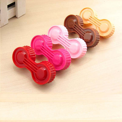 Cartoon Cute Cream Cake Glasses Double Box Contact Lenses Couple Box