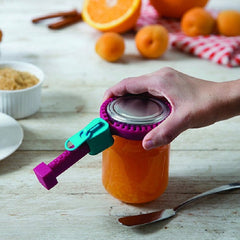 Creative Silicone Zipper Can Opener Multi-functional Non-slip Screwdriver Canned Bottle Opener, Opener 5