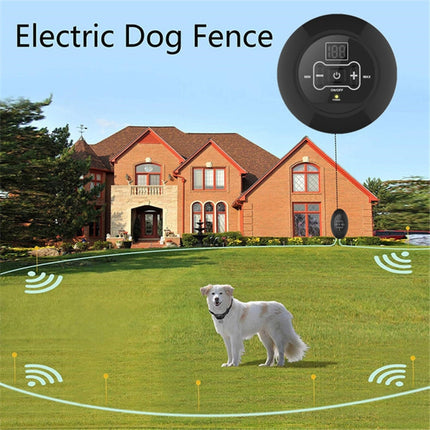 Electronic Fence Wireless Pet Training Device Bark Stop, UK Plug(1 Collar), US Plug(1 Collar), EU  Plug(1 Collar), AU  Plug(1 Collar)