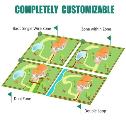Electronic Fence Wireless Pet Training Device Bark Stop, UK Plug(1 Collar), US Plug(1 Collar), EU  Plug(1 Collar), AU  Plug(1 Collar)
