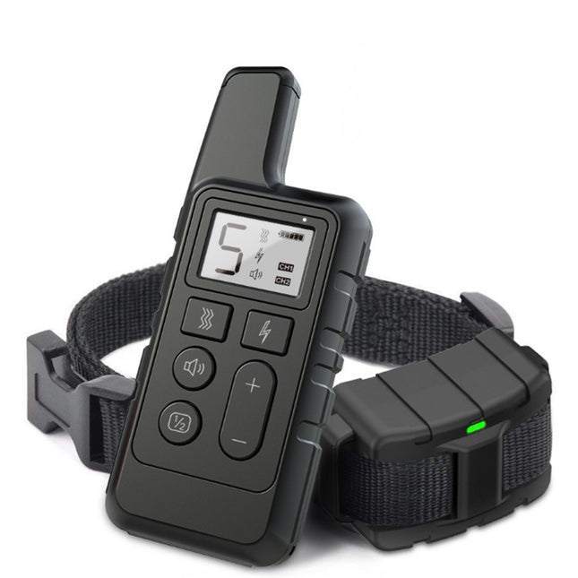500m Dog Training Bark Stopper Remote Control Electric Shock Waterproof Electronic Collar