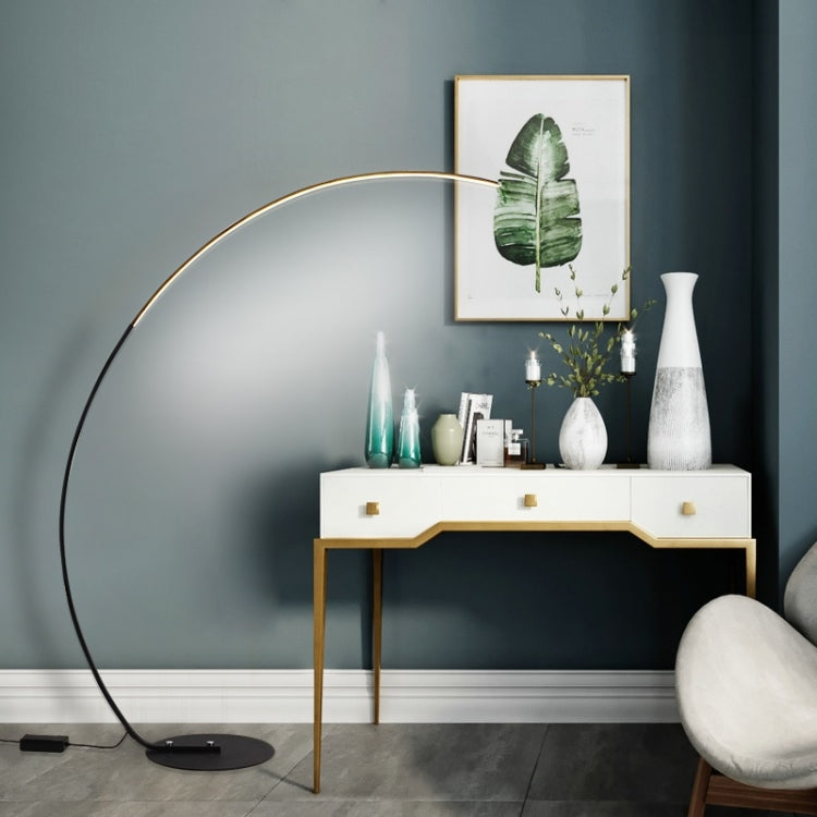 Simple Creative Fishing Type Reading Table Lamp Living Room Sofa Bedroom Floor Lamp, Yellow Light, White Light