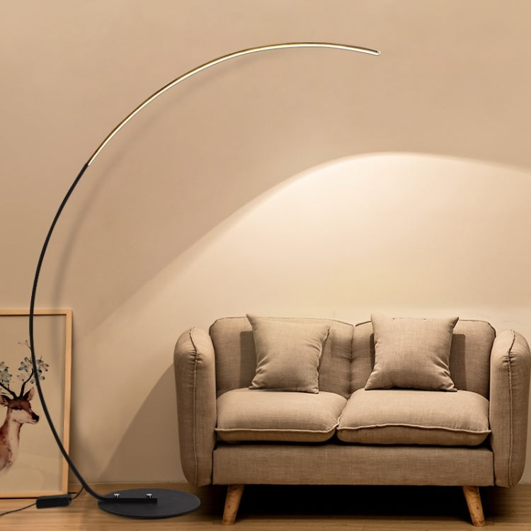 Simple Creative Fishing Type Reading Table Lamp Living Room Sofa Bedroom Floor Lamp, Yellow Light, White Light