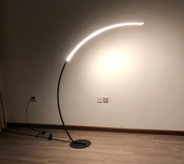 Simple Creative Fishing Type Reading Table Lamp Living Room Sofa Bedroom Floor Lamp, Yellow Light, White Light