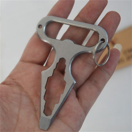 Mini Pocket EDC Stainless Steel Multi-function Self Security Defense Personal Tactical Tool