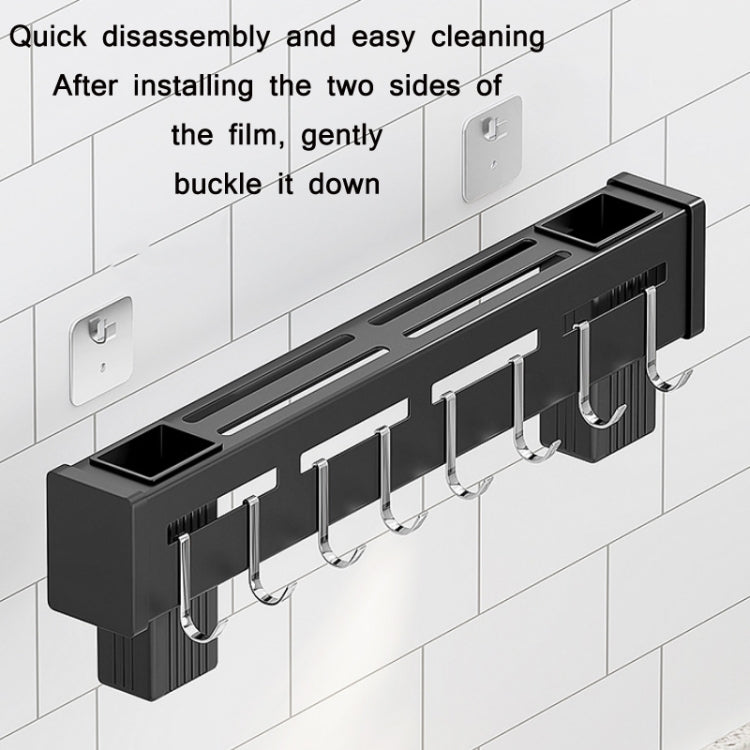 Kitchen Wall-mounted Rack Free Punching Chopsticks Holder