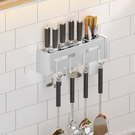 Kitchen Wall-mounted Rack Free Punching Chopsticks Holder
