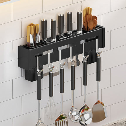 Kitchen Wall-mounted Rack Free Punching Chopsticks Holder
