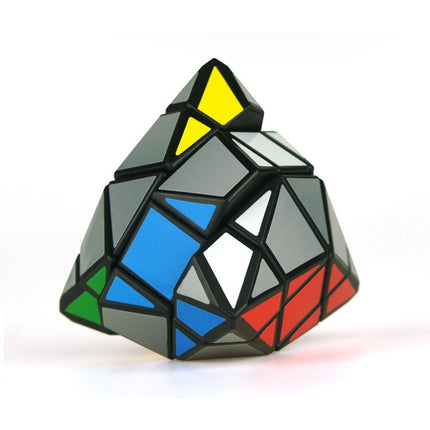 4-Corner-Only Magic Cube Rice Dumplings Twisty Puzzle Cube Pyramid Speed Puzzle Cubo Magico Children Learning Educational Toy