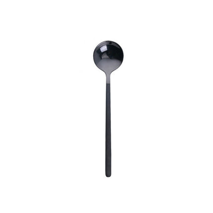 Mini Accessories Coffee Spoon Kitchen Dessertspoon Dining Round Shape Coffee  Stainless Steel Home, 13cm, 15cm, 17cm