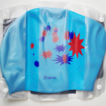 Printed Silicone Swimming Cap Waterproof Swimming Cap for Long Hair, Long Hair Printed Swimming Cap(Pink), Long Hair Swimming Cap, Long Hair Printed Swimming Cap(Purple), Long Hair Printed Swimming Cap(Gray), Long Hair Printed Swimming Cap(Navy Blue)��...