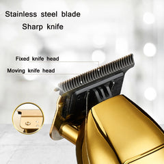S9 USB Rechargeable Retro Electric Hair Clipper, S9 Gold, S9 Silver, S9 Black