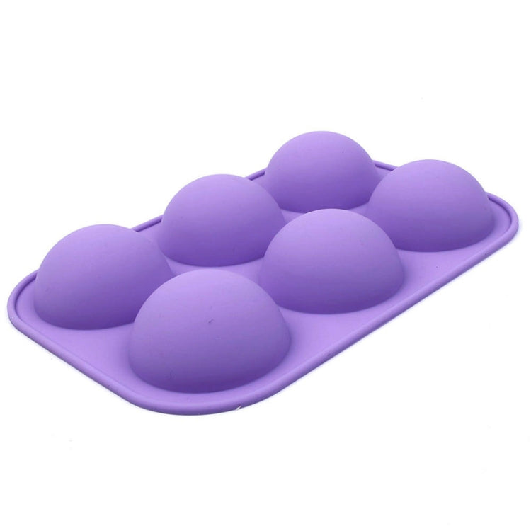 2 PCS 6 Even Small Semi-Circular Silicone Cake Mold Jelly Scented Candle Plaster Mold, Small Semi-Circular