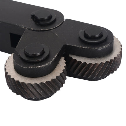 Hardened and Durable Steel Two-wheel Knurled Tool Kit, 0.8mm, 1.0mm, 1.2mm, 1.5mm, 1.6mm, 1.8mm, 2.0mm