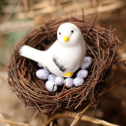 Rattan Nest Bird Bird Crafts Chicken Nest DIY Handmade Bird Nest Scene Props, 8cm, 10cm, 12cm, 15cm