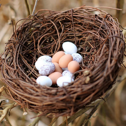 Rattan Nest Bird Bird Crafts Chicken Nest DIY Handmade Bird Nest Scene Props, 8cm, 10cm, 12cm, 15cm