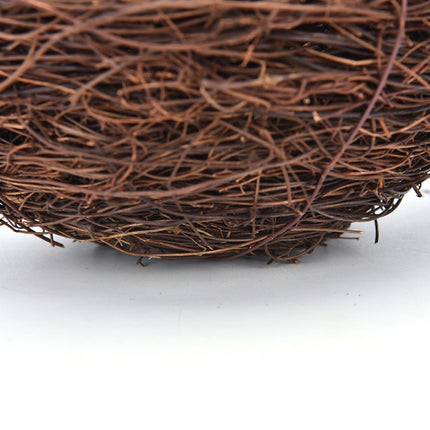 Rattan Nest Bird Bird Crafts Chicken Nest DIY Handmade Bird Nest Scene Props, 8cm, 10cm, 12cm, 15cm