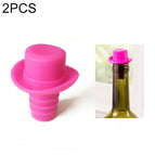 2 PCS Hat Shape(Rose Red) / Rose Red