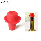 2 PCS Hat Shape(Red) / Red