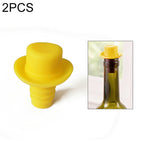 2 PCS Hat Shape(Yellow) / Yellow