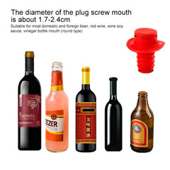 Silica Gel Top Hat Fresh Wine Corks Cruet Red Wine Stopper