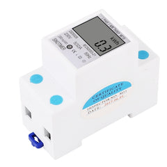 DDS528 5-32A 230V 50Hz Single-phase Household DIN Rail Electronic Multi-function Energy Meter, 230V 50Hz