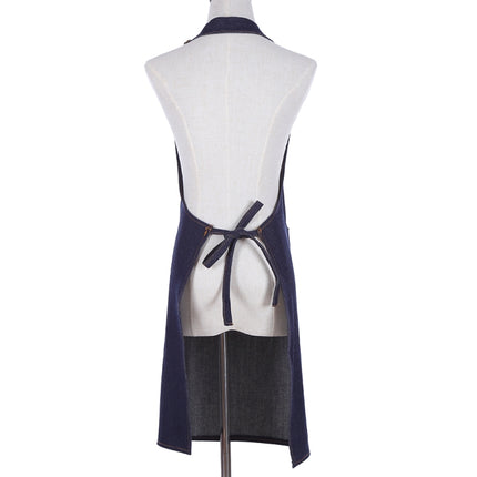 Halter Adjustable Denim Apron