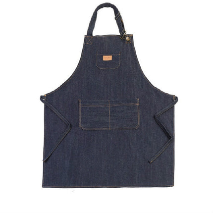 Halter Adjustable Denim Apron