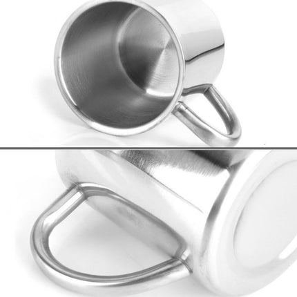 Double Wall Stainless Steel Coffee Mug Portable Termo Cup Travel Tumbler Coffee Jug Milk Tea Beer Cups Double Office Water Mugs, 220ML, 300ML, 400ML