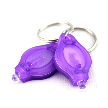 2 PCS Mini Pocket Keychain Flashlight Micro LED Squeeze Light Outdoor Camping Ultra Bright Emergency Key Ring Light Torch Lamp