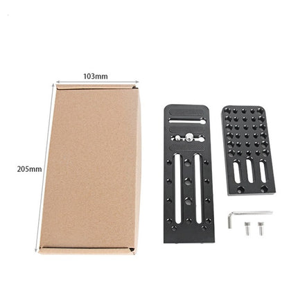 BXIN L130C Universal L-shaped Vertical Clapper SLR Tripod Hydraulic Pan/tilt Quick Release Plate Suitable For Shadow Stabilizer, BEXIN L130C