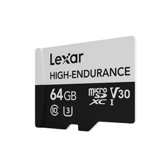 Lexar MicroSDHC 64GB High-endurance Memory Card Driving Recorder Security Monitoring TF Card Video Card, 64GB
